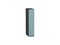 Шкаф верхний бутылочница Флэт Graphite, Grey-green In 2S, 150 В*Ш*Г 716*150*318, фасад ЛДСП  Grey-green In 2S, корпус  Graphite ms2510VVT_56862