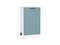 Шкаф нижний с 1-ой дверцей Флэт Белый, Grey-green In 2S, 450 В*Ш*Г 816*450*478, фасад ЛДСП  Grey-green In 2S, корпус  Белый ms2510VVT_56942