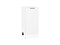 Шкаф нижний с 1-ой дверцей Флэт Белый, White In 2S, 350 В*Ш*Г 816*350*478, фасад ЛДСП  White In 2S, корпус  Белый ms2510VVT_65177