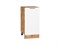 Шкаф нижний с 1-ой дверцей Флэт Дуб Вотан, White In 2S, 400 В*Ш*Г 816*400*478, фасад ЛДСП  White In 2S, корпус  Дуб Вотан ms2510VVT_62534