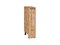 Шкаф нижний с 1-ой дверцей Флэт Дуб Вотан, Wotan Oak 2S, 200 В*Ш*Г 816*200*478, фасад ЛДСП  Wotan Oak 2S, корпус  Дуб Вотан ms2510VVT_66210