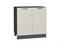 Шкаф нижний с 2-мя дверцами Флэт Graphite, Cashmere In 2S, 800 В*Ш*Г 816*800*478, фасад ЛДСП  Cashmere In 2S, корпус  Graphite ms2510VVT_55816
