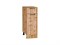 Шкаф нижний с 1-ой дверцей и ящиком Флэт Дуб Вотан, Wotan Oak 2S, 300 В*Ш*Г 816*300*478, фасад ЛДСП  Wotan Oak 2S, корпус  Дуб Вотан ms2510VVT_62517