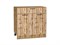Шкаф нижний с 2-мя дверцами и ящиком Флэт Дуб Вотан, Wotan Oak 2S, 800 В*Ш*Г 816*800*478, фасад ЛДСП  Wotan Oak 2S, корпус  Дуб Вотан ms2510VVT_62561