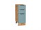 Шкаф нижний с 3-мя ящиками Флэт Дуб Вотан, Grey-green In 2S, 300 В*Ш*Г 816*300*478, фасад ЛДСП  Grey-green In 2S, корпус  Дуб Вотан ms2510VVT_62576
