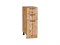 Шкаф нижний с 3-мя ящиками Флэт Дуб Вотан, Wotan Oak 2S, 300 В*Ш*Г 816*300*478, фасад ЛДСП  Wotan Oak 2S, корпус  Дуб Вотан ms2510VVT_62577