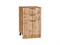 Шкаф нижний с 3-мя ящиками Флэт Дуб Вотан, Wotan Oak 2S, 500 В*Ш*Г 816*500*478, фасад ЛДСП  Wotan Oak 2S, корпус  Дуб Вотан ms2510VVT_62592
