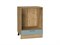 Шкаф нижний под духовку Флэт Дуб Вотан, Grey-green In 2S, 600 В*Ш*Г 816*600*476, фасад ЛДСП  Grey-green In 2S, корпус  Дуб Вотан ms2510VVT_62511