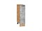 Шкаф нижний бутылочница Флэт Дуб Вотан, Temple Stone 2S, 200 В*Ш*Г 816*200*478, фасад ЛДСП  Temple Stone 2S, корпус  Дуб Вотан ms2510VVT_62508
