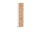 Шкаф пенал с 2-мя дверцами Флэт Белый, Wotan Oak 2S, 2140, 400 В*Ш*Г 2132*400*574, фасад ЛДСП  Wotan Oak 2S, корпус  Белый ms2510VVT_52772