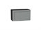 Кухонный гарнитур модульный Сканди-03 В*Ш*Г 2340*2600*600, фасад МДФ  Grey Softwood, корпус  Graphite, столешница  Мрамор черный ms2510VVT_24165