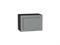 Шкаф верхний горизонтальный Сканди Graphite, Grey Softwood, 500 В*Ш*Г 358*500*320, фасад МДФ  Grey Softwood, корпус  Graphite ms2510VVT_41174