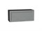 Шкаф верхний горизонтальный Сканди Graphite, Grey Softwood, 800 В*Ш*Г 358*800*320, фасад МДФ  Grey Softwood, корпус  Graphite ms2510VVT_41196