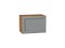 Шкаф верхний горизонтальный Сканди Дуб Вотан, Grey Softwood, 500 В*Ш*Г 358*500*320, фасад МДФ  Grey Softwood, корпус  Дуб Вотан ms2510VVT_62844