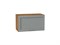 Шкаф верхний горизонтальный Сканди Дуб Вотан, Grey Softwood, 600 В*Ш*Г 358*600*320, фасад МДФ  Grey Softwood, корпус  Дуб Вотан ms2510VVT_62857