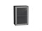 Шкаф верхний с 1-ой остекленной дверцей Сканди Graphite, Grey Softwood, 720, 500 В*Ш*Г 716*500*320, фасад МДФ/Стекло  Grey Softwood, корпус  Graphite ms2510VVT_41464