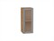 Шкаф верхний с 1-ой остекленной дверцей Сканди Дуб Вотан, Grey Softwood, 720, 300 В*Ш*Г 716*300*320, фасад МДФ/Стекло  Grey Softwood, корпус  Дуб Вотан ms2510VVT_62876