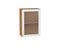 Шкаф верхний с 1-ой остекленной дверцей Сканди Дуб Вотан, White Softwood, 720, 500 В*Ш*Г 716*500*320, фасад МДФ/Стекло  White Softwood, корпус  Дуб Вотан ms2510VVT_62915