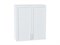 Шкаф верхний с 2-мя дверцами Сканди Белый, White Softwood, 920, 800 В*Ш*Г 920*800*320, фасад МДФ  White Softwood, корпус  Белый ms2510VVT_56176