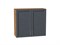Шкаф верхний с 2-мя дверцами Сканди Дуб Вотан, Graphite Softwood, 720, 800 В*Ш*Г 716*800*318, фасад МДФ  Graphite Softwood, корпус  Дуб Вотан ms2510VVT_62951