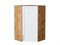 Шкаф верхний угловой Сканди Дуб Вотан, White Softwood, 920 В*Ш*Г 920*600*600, фасад МДФ  White Softwood, корпус  Дуб Вотан ms2510VVT_62975