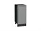 Шкаф нижний с 1-ой дверцей Сканди Graphite, Grey Softwood, 350 В*Ш*Г 816*350*480, фасад МДФ  Grey Softwood, корпус  Graphite ms2510VVT_65224