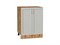 Шкаф нижний с 2-мя дверцами Сканди Дуб Вотан, Cappuccino Softwood, 600 В*Ш*Г 816*600*480, фасад МДФ  Cappuccino Softwood, корпус  Дуб Вотан ms2510VVT_63036