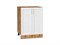 Шкаф нижний с 2-мя дверцами Сканди Дуб Вотан, White Softwood, 600 В*Ш*Г 816*600*480, фасад МДФ  White Softwood, корпус  Дуб Вотан ms2510VVT_63034
