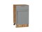 Шкаф нижний с 1-ой дверцей и ящиком Сканди Дуб Вотан, Grey Softwood, 500 В*Ш*Г 816*500*480, фасад МДФ  Grey Softwood, корпус  Дуб Вотан ms2510VVT_63003