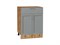Шкаф нижний с 2-мя дверцами и ящиком Сканди Дуб Вотан, Grey Softwood, 600 В*Ш*Г 816*600*480, фасад МДФ  Grey Softwood, корпус  Дуб Вотан ms2510VVT_63030