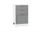 Шкаф нижний с 3-мя ящиками Сканди Белый, Grey Softwood, 500 В*Ш*Г 816*500*480, фасад МДФ  Grey Softwood, корпус  Белый ms2510VVT_41915