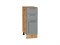 Шкаф нижний с 3-мя ящиками Сканди Дуб Вотан, Grey Softwood, 300 В*Ш*Г 816*300*480, фасад МДФ  Grey Softwood, корпус  Дуб Вотан ms2510VVT_63044