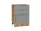 Шкаф нижний с 3-мя ящиками Сканди Дуб Вотан, Grey Softwood, 600 В*Ш*Г 816*600*480, фасад МДФ  Grey Softwood, корпус  Дуб Вотан ms2510VVT_63056