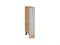 Шкаф нижний бутылочница Сканди Дуб Вотан, Cappuccino Softwood, 150 В*Ш*Г 816*150*480, фасад МДФ  Cappuccino Softwood, корпус  Дуб Вотан ms2510VVT_62984