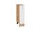 Шкаф нижний бутылочница Сканди Дуб Вотан, White Softwood, 200 В*Ш*Г 816*200*480, фасад МДФ  White Softwood, корпус  Дуб Вотан ms2510VVT_62983