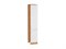 Шкаф пенал с 2-мя дверцами Сканди Дуб Вотан, White Softwood, 2140, 400 В*Ш*Г 2132*400*576, фасад МДФ  White Softwood, корпус  Дуб Вотан ms2510VVT_66153