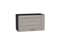 Шкаф верхний горизонтальный Лофт Graphite, Cappuccino Veralinga, 600 В*Ш*Г 358*600*320, фасад МДФ  Cappuccino Veralinga, корпус  Graphite ms2510VVT_35909