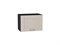 Шкаф верхний горизонтальный Лофт Graphite, Cream Silk, 360, 500 В*Ш*Г 358*500*320, фасад МДФ  Cream Silk, корпус  Graphite ms2510VVT_71407