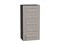 Шкаф верхний с 1-ой дверцей Лофт Graphite, Cappuccino Veralinga, 920, 450 В*Ш*Г 920*450*320, фасад МДФ  Cappuccino Veralinga, корпус  Graphite ms2510VVT_40228