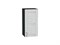 Шкаф верхний с 1-ой дверцей Лофт Graphite, Nordic Oak, 720, 350 В*Ш*Г 716*350*320, фасад МДФ  Nordic Oak, корпус  Graphite ms2510VVT_65244