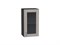 Шкаф верхний с 1-ой остекленной дверцей Лофт Graphite, Cappuccino Veralinga, 720, 400 В*Ш*Г 716*400*320, фасад МДФ/Стекло  Cappuccino Veralinga, корпус  Graphite ms2510VVT_35958