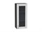 Шкаф верхний с 1-ой остекленной дверцей Лофт Graphite, Nordic Oak, 920, 400 В*Ш*Г 920*400*320, фасад МДФ/Стекло  Nordic Oak, корпус  Graphite ms2510VVT_40667
