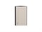 Шкаф верхний торцевой Лофт Graphite, Cream Silk, 720 В*Ш*Г 716*300*306, фасад МДФ  Cream Silk, корпус  Graphite ms2510VVT_71516