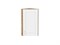 Шкаф верхний торцевой Лофт Дуб Вотан, White Silk, 720 В*Ш*Г 716*300*306, фасад МДФ  White Silk, корпус  Дуб Вотан ms2510VVT_62290