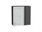 Шкаф верхний прямой угловой Лофт Graphite, Nordic Oak, 690 В*Ш*Г 716*690*345, фасад МДФ  Nordic Oak, корпус  Graphite ms2510VVT_48732