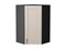 Шкаф верхний угловой Лофт Graphite, Cream Silk, 920 В*Ш*Г 920*600*600, фасад МДФ  Cream Silk, корпус  Graphite ms2510VVT_71527