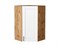 Шкаф верхний угловой Лофт Дуб Вотан, Super White, 920 В*Ш*Г 920*600*600, фасад МДФ  Super White, корпус  Дуб Вотан ms2510VVT_63309