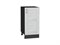 Шкаф нижний с 1-ой дверцей Лофт Graphite, Nordic Oak, 400 В*Ш*Г 816*400*480, фасад МДФ  Nordic Oak, корпус  Graphite ms2510VVT_36037