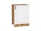 Шкаф нижний с 1-ой дверцей Лофт Дуб Вотан, Super White, 600 В*Ш*Г 816*600*480, фасад МДФ  Super White, корпус  Дуб Вотан ms2510VVT_63357