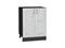 Шкаф нижний с 2-мя дверцами Лофт Graphite, Nordic Oak, 600 В*Ш*Г 816*600*480, фасад МДФ  Nordic Oak, корпус  Graphite ms2510VVT_36044